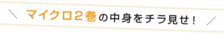 マイクロ2巻の中身をチラ見せ！