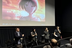 劇場アニメ「がんばっていきまっしょい」のスタッフトーク付き上映会の様子。