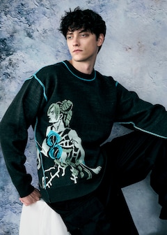 「父さん|ウォッシャブルジャカードニット」 (c)LUCKY LAND COMMUNICATIONS/集英社・ジョジョの奇妙な冒険SO製作委員会